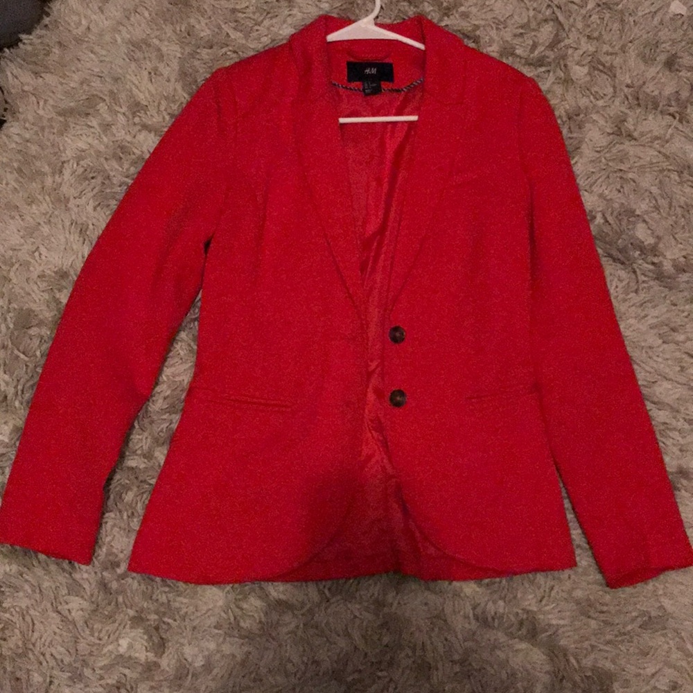 Red blazer